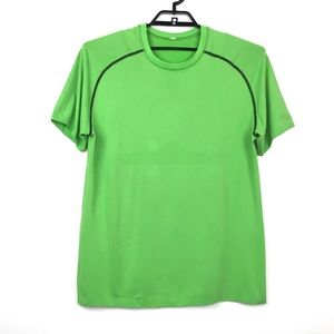 Lululemon Green Metal Vent Tech Shirt Sz XL
